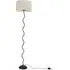 Wiggle Floor Lamp - Cream, Metal