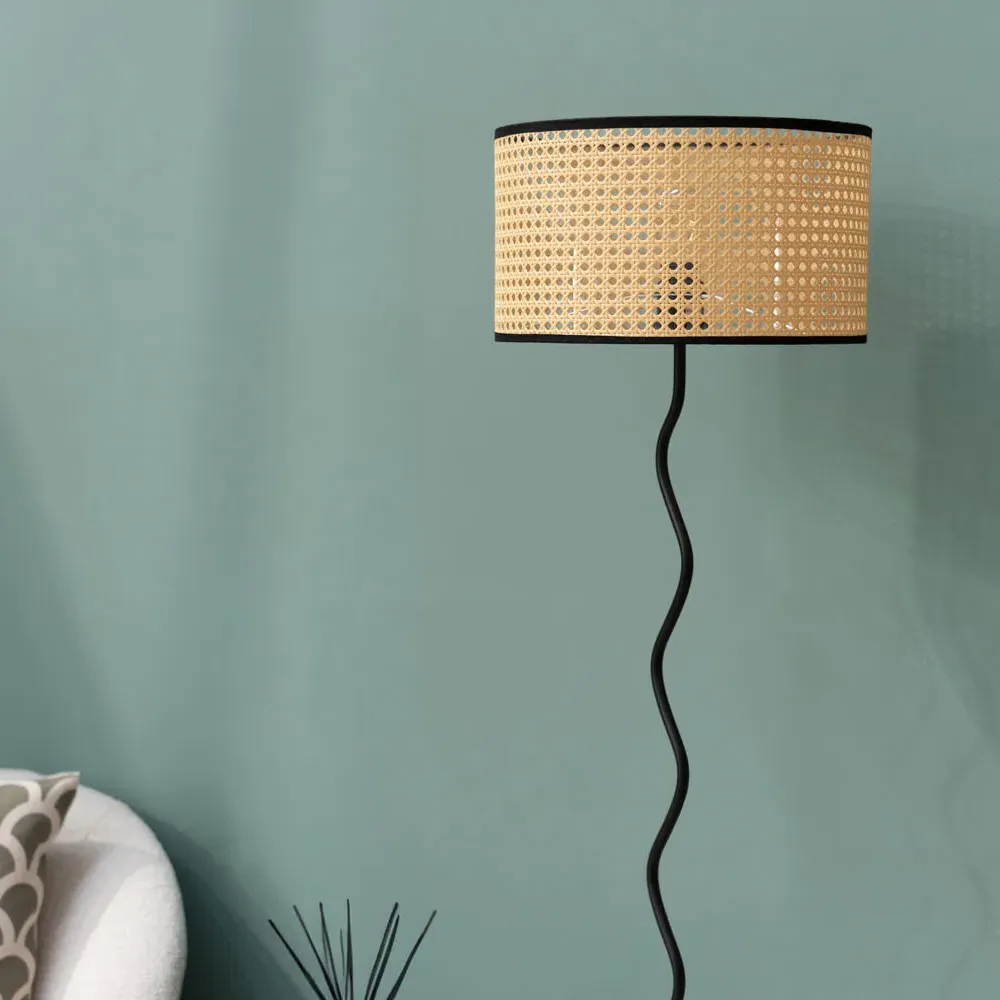Wiggle Floor Lamp - Natural, Metal