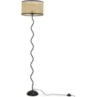 Wiggle Floor Lamp - Natural, Metal