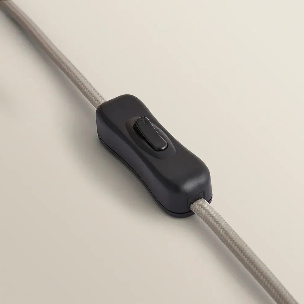 Wiggle Pleated Scallop Shade Table Lamp with LED Bulb - Purple