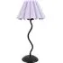 Wiggle Scallop Shade LED Table Lamp - Black