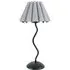 Wiggle Scallop Shade LED Table Lamp - Grey, Metal
