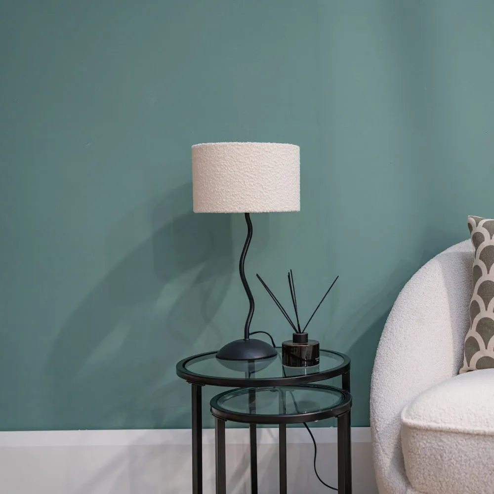 Wiggle Table Lamp - Cream, Metal