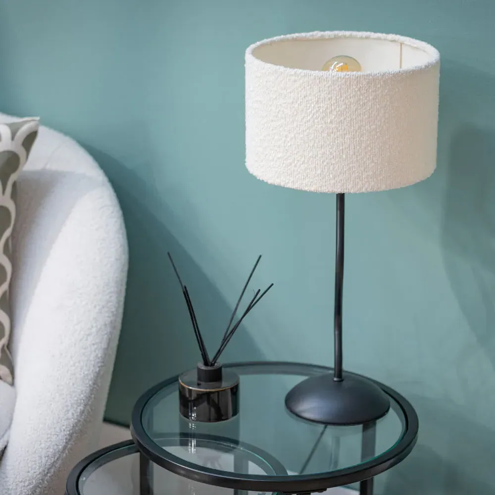 Wiggle Table Lamp - Cream, Metal