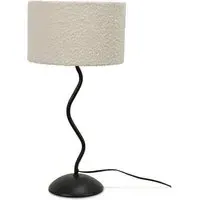 Wiggle Table Lamp - Cream, Metal