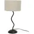 Wiggle Table Lamp - Cream, Metal