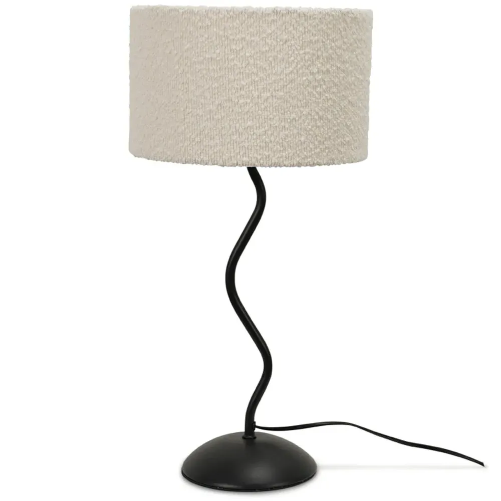 Wiggle Table Lamp - Cream, Metal