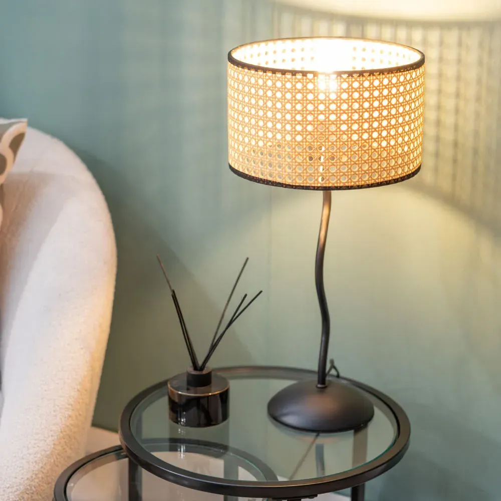 Wiggle Table Lamp - Natural, Metal