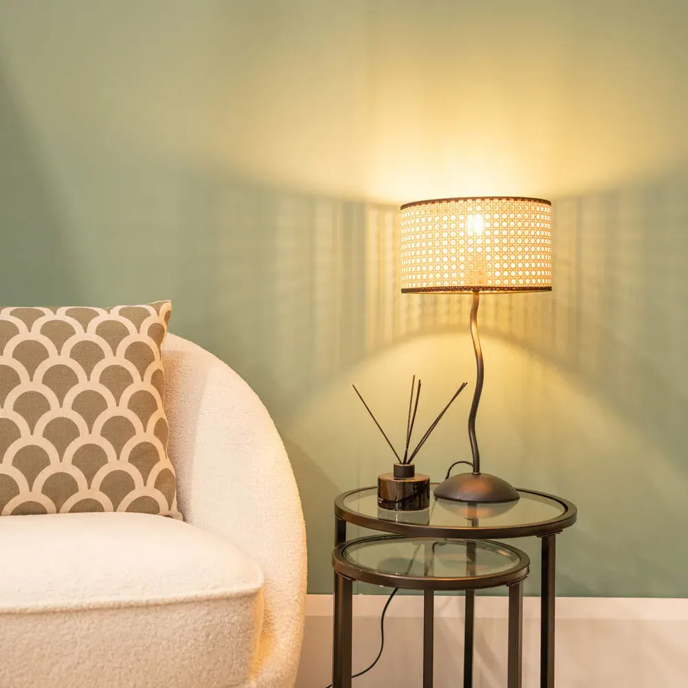 Wiggle Table Lamp - Natural, Metal