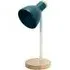 Woody Dome Shade LED Desk Lamp - Teal, Metal