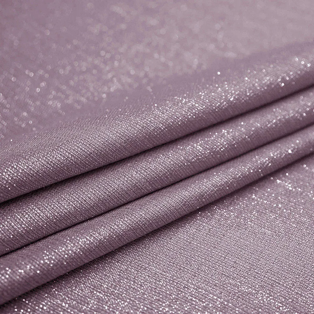 Alessandria Shimmer Voile Panel Curtain - Mauve, Polyester