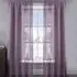 Alessandria Shimmer Voile Panel Curtain - Mauve, Polyester