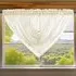Alessandria Slot Top Swag Voile Panel Curtain - Cream, Polyester