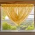 Alessandria Slot Top Swag Voile Panel Curtain - Yellow, Polyester