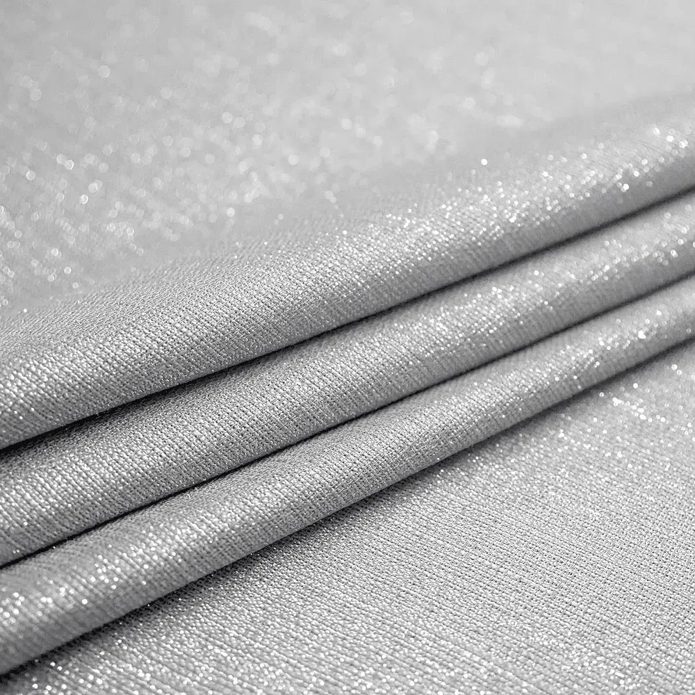 Alessandria Slot Top Voile Panel Curtain - Silver, Polyester