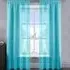 Alessandria Voile Shimmer Curtain - Teal