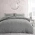 Alini Super King Size Quilted Duvet Set - Grey, Microfibre