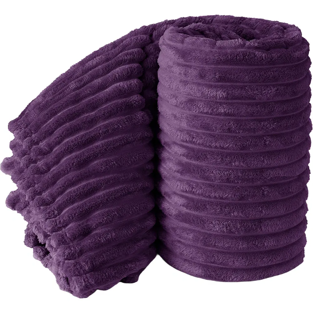 Bellissima Plush Throw - Aubergine image