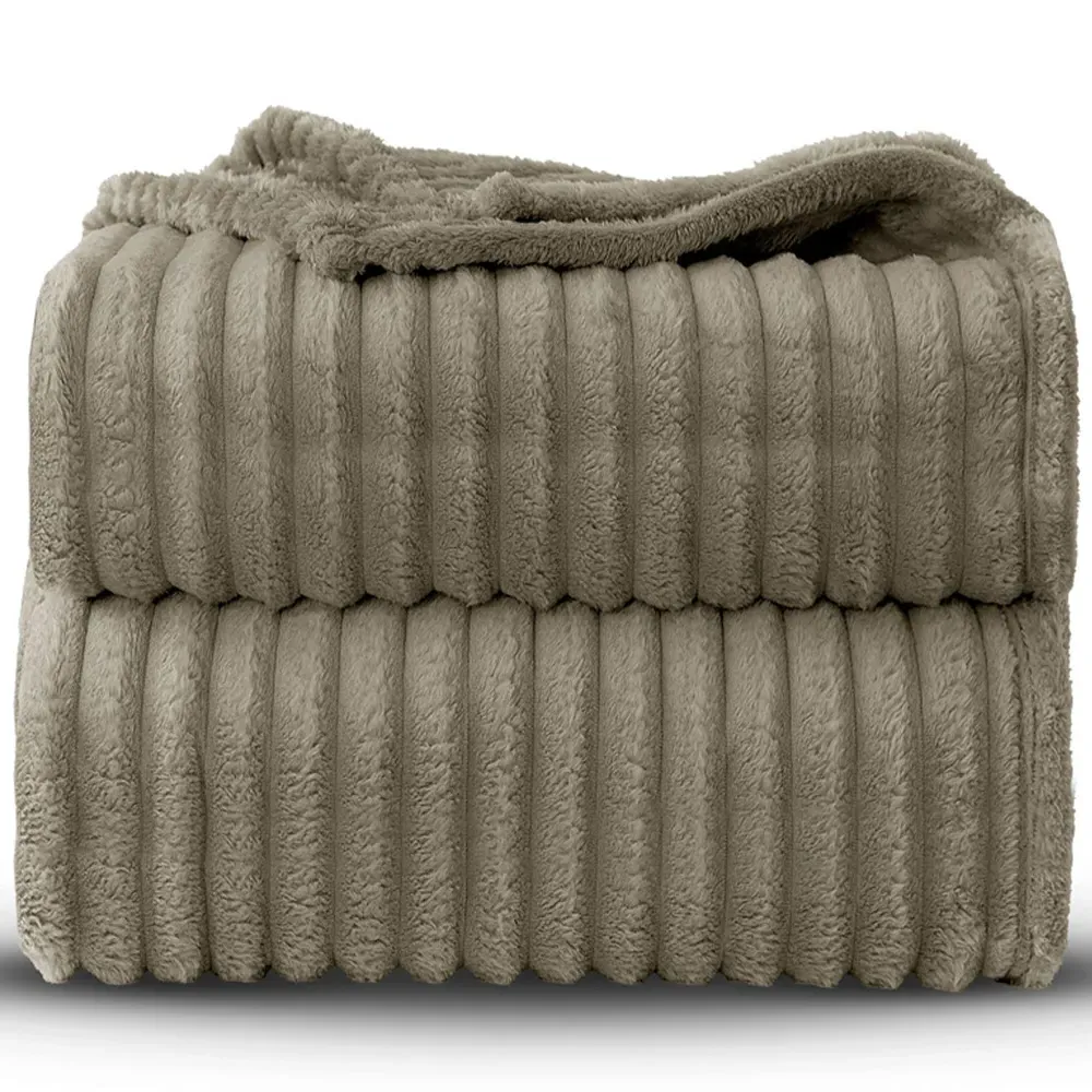 Bellissima Plush Throw - Beige