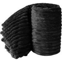 Bellissima Plush Throw - Black
