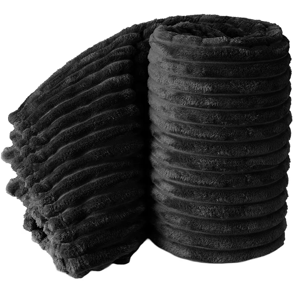 Bellissima Plush Throw - Black