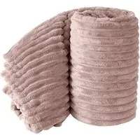 Bellissima Plush Throw - Blush, Velvet