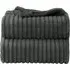Bellissima Plush Throw - Charcoal