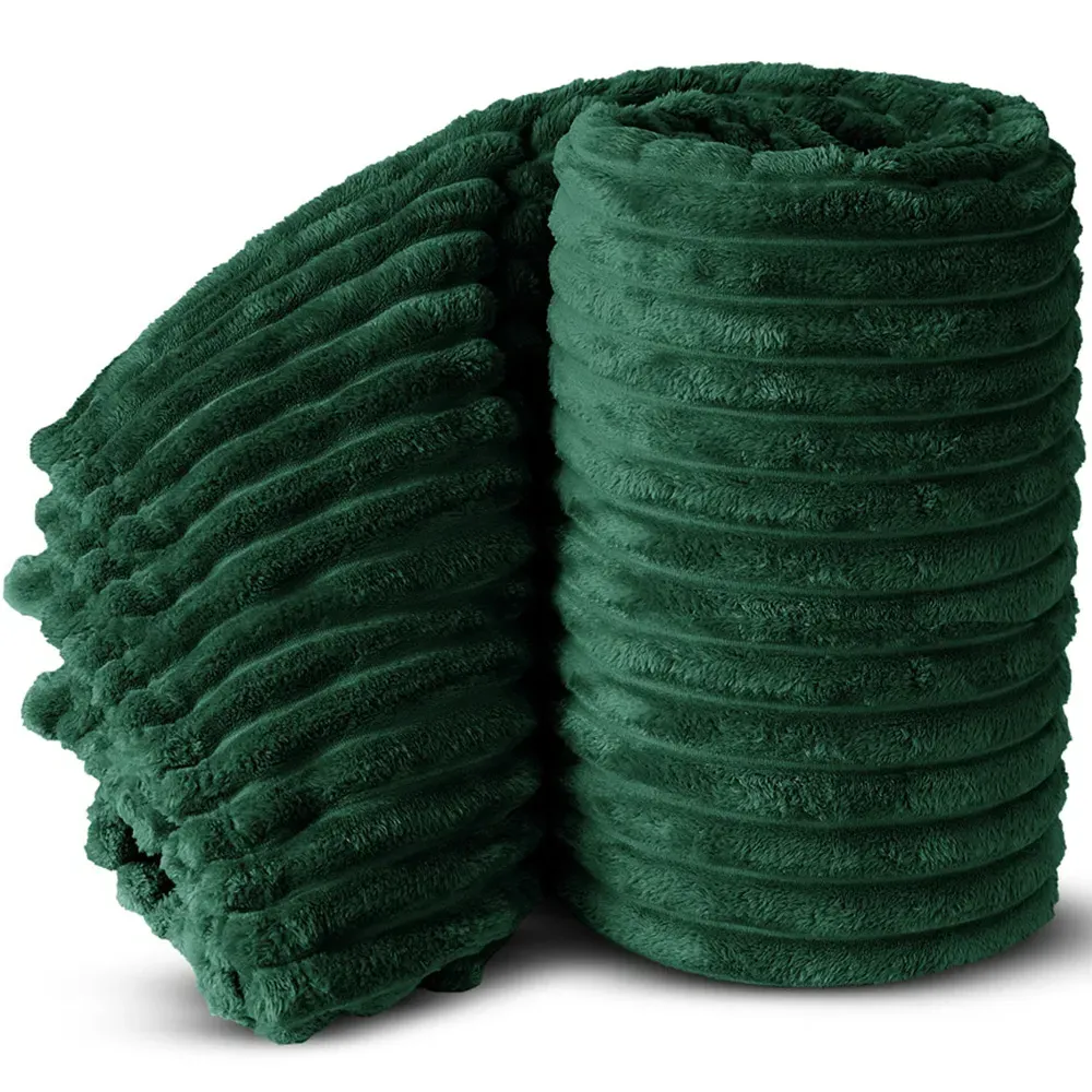 Bellissima Plush Throw - Emerald, Velvet