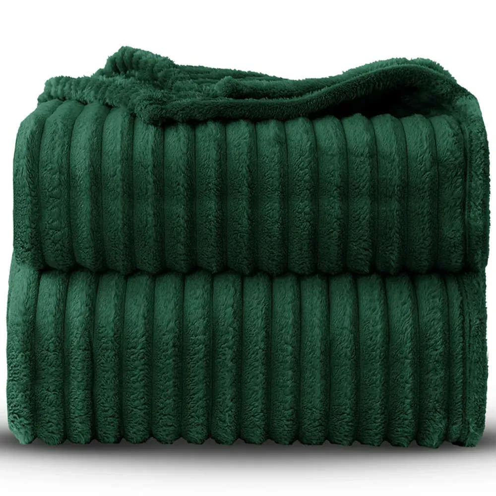 Bellissima Plush Throw - Emerald, Velvet