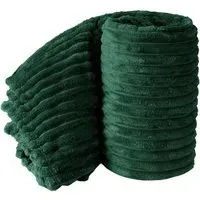 Bellissima Plush Throw - Emerald, Velvet