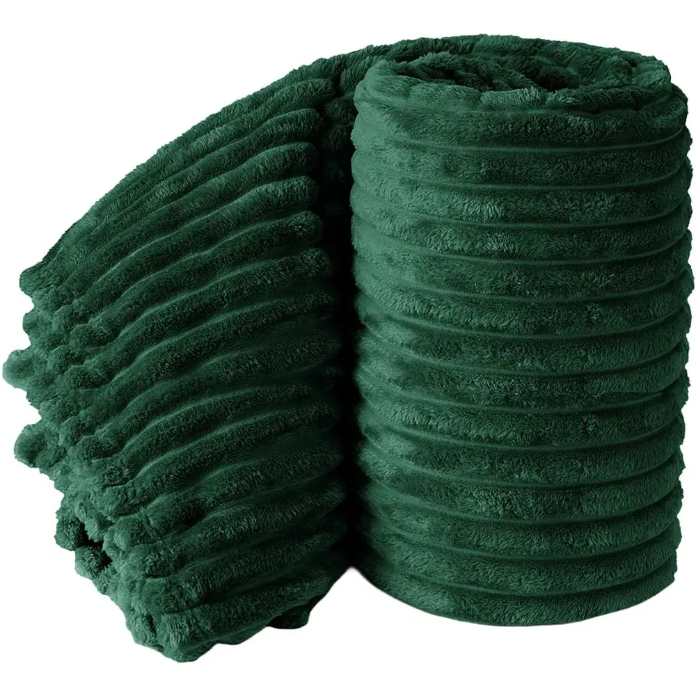 Bellissima Plush Throw - Emerald, Velvet