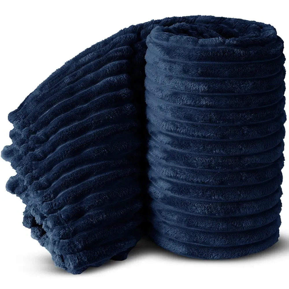 Bellissima Plush Throw - Navy, Velvet
