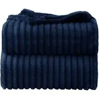 Bellissima Plush Throw - Navy, Velvet