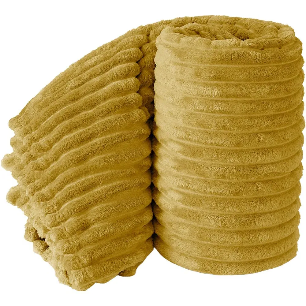 Bellissima Plush Throw - Ochre image