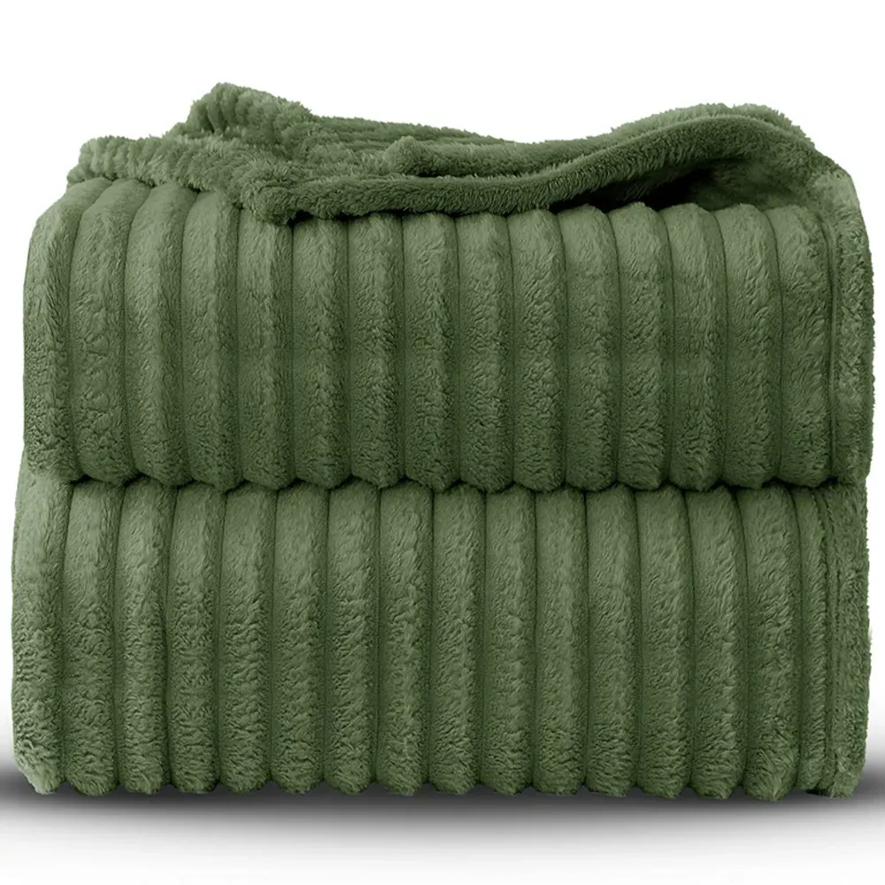 Bellissima Plush Throw - Olive