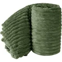 Bellissima Plush Throw - Olive