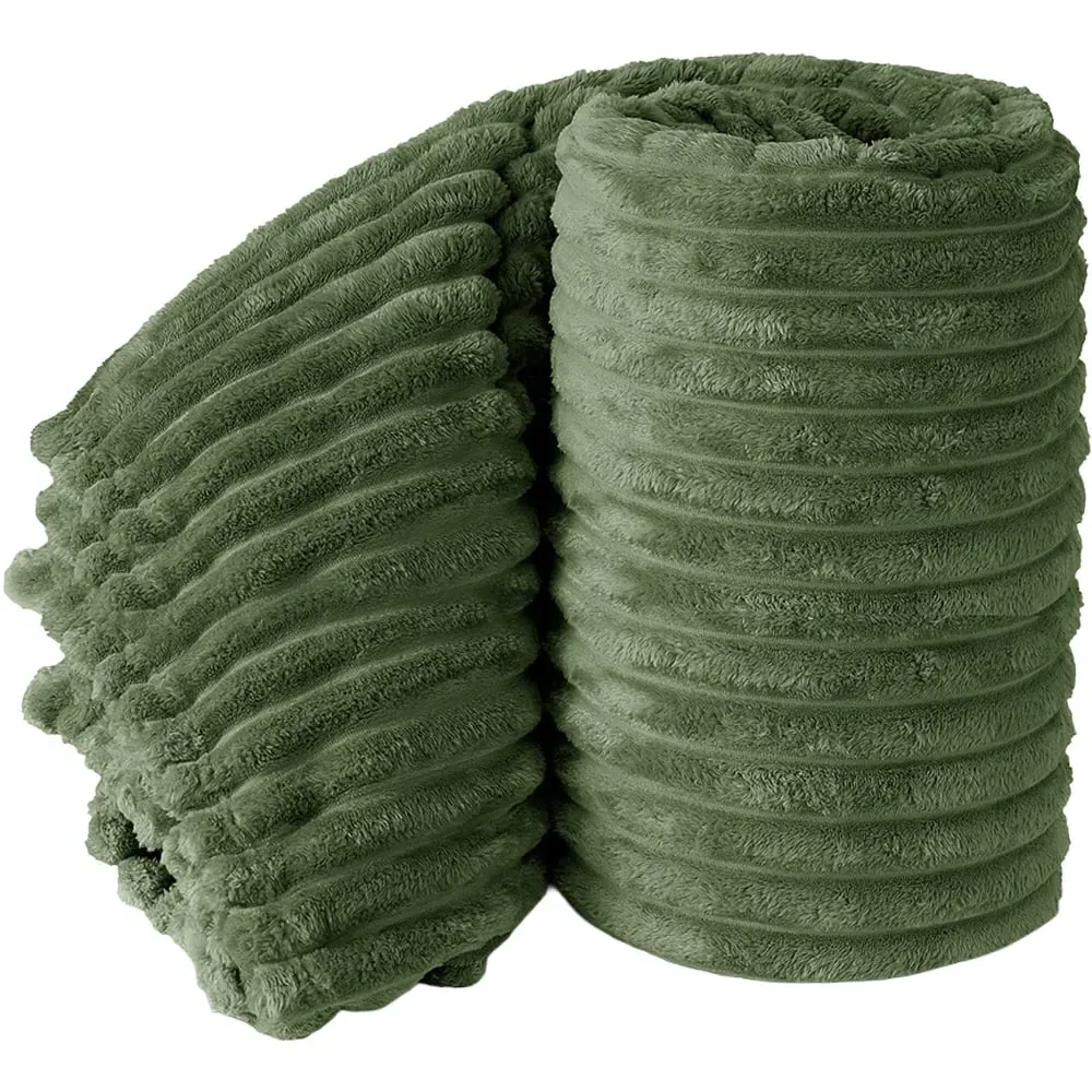 Bellissima Plush Throw - Olive image