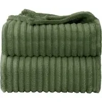 Bellissima Plush Throw - Olive