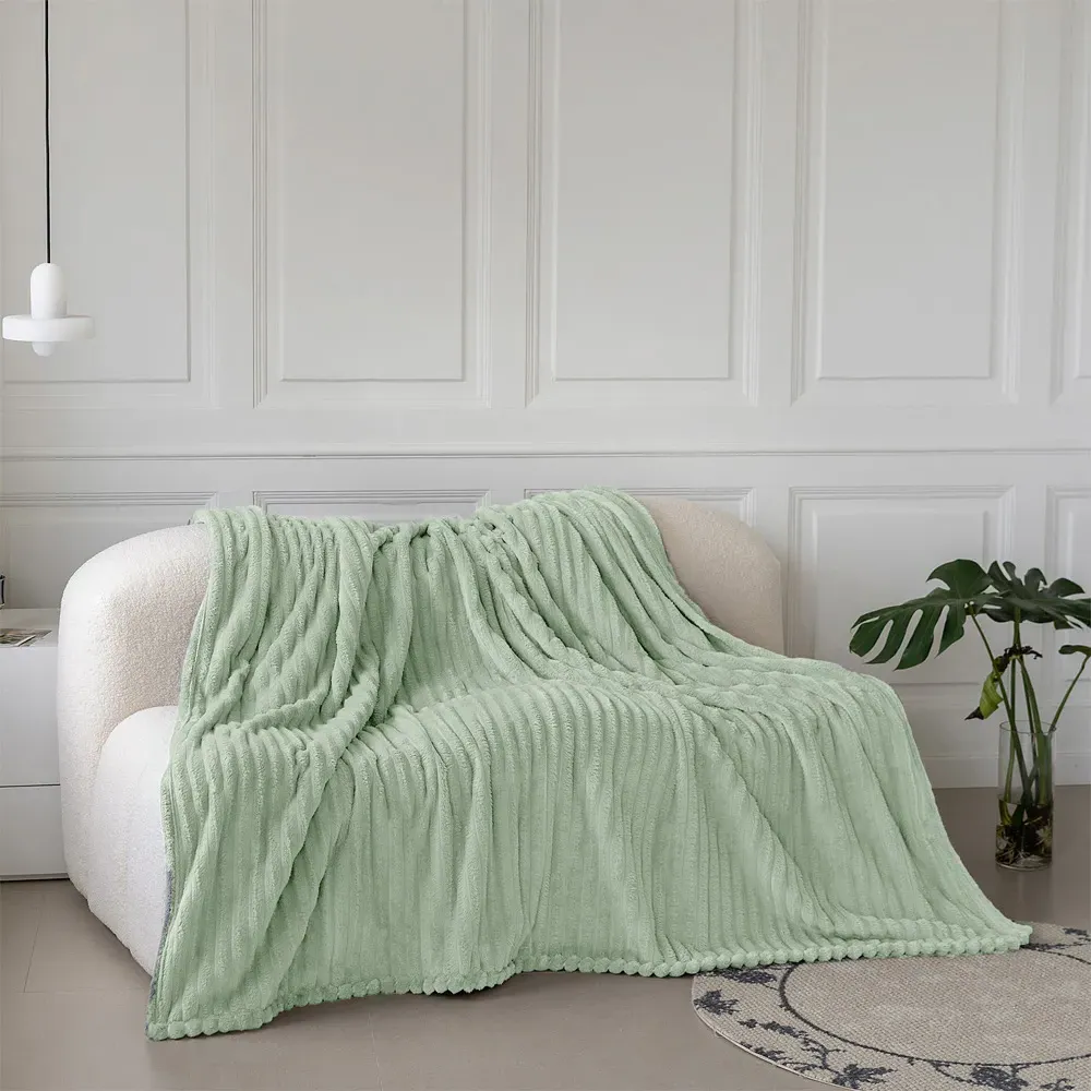 Bellissima Plush Throw - Sage