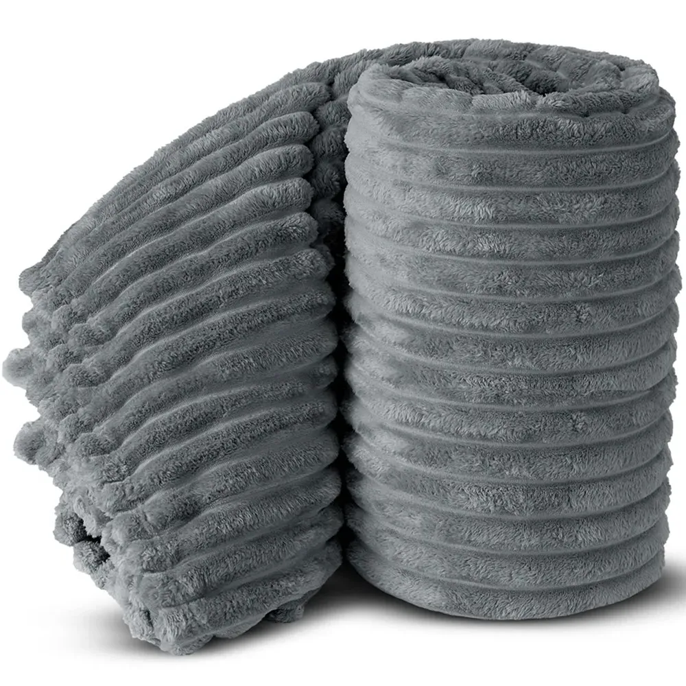 Bellissima Plush Throw - Silver, Velvet