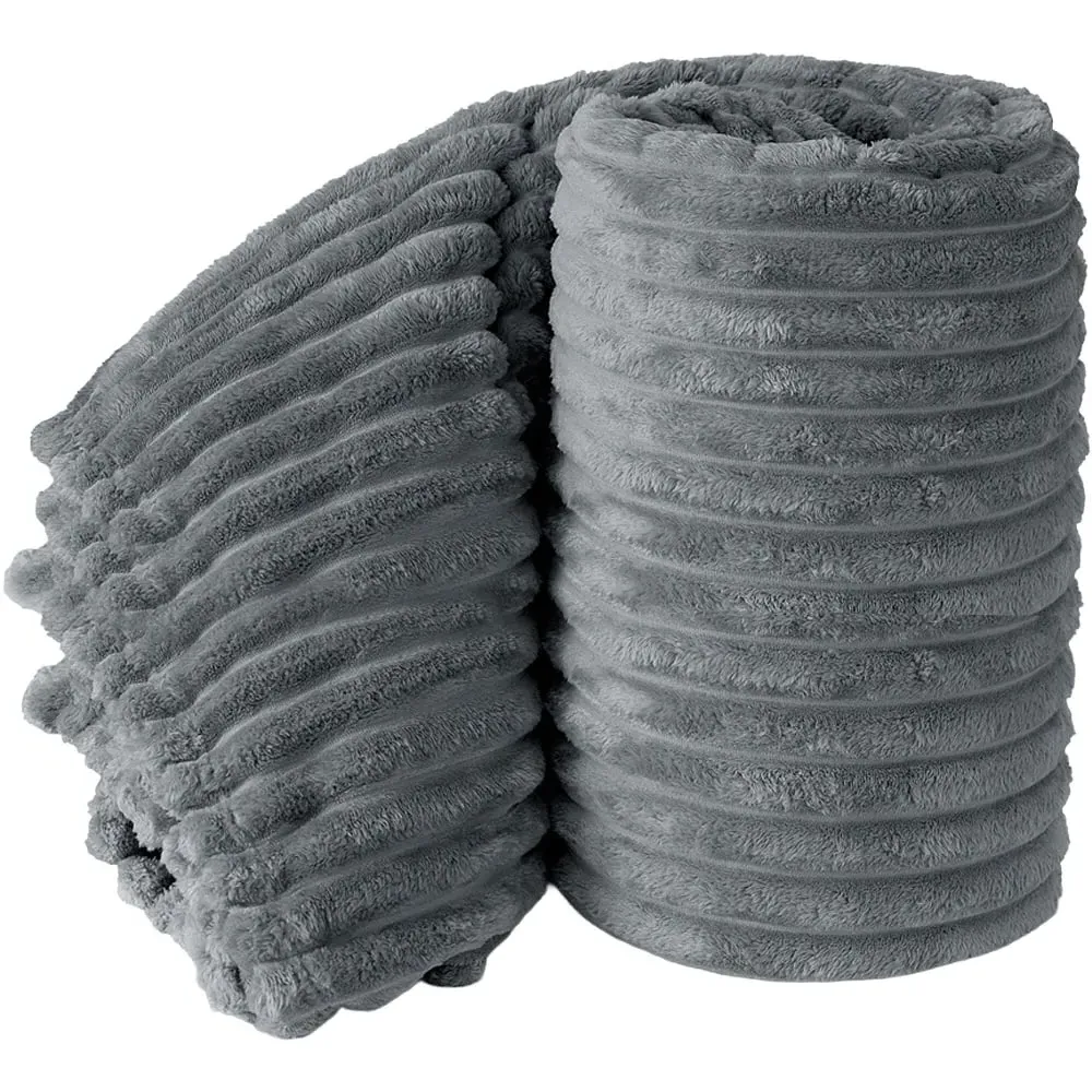 Bellissima Plush Throw - Silver, Velvet