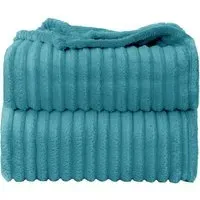 Bellissima Plush Throw - Teal