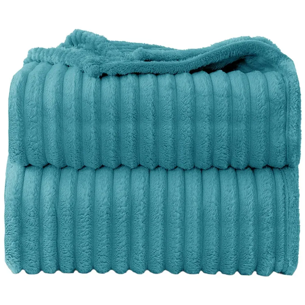 Bellissima Plush Throw - Teal