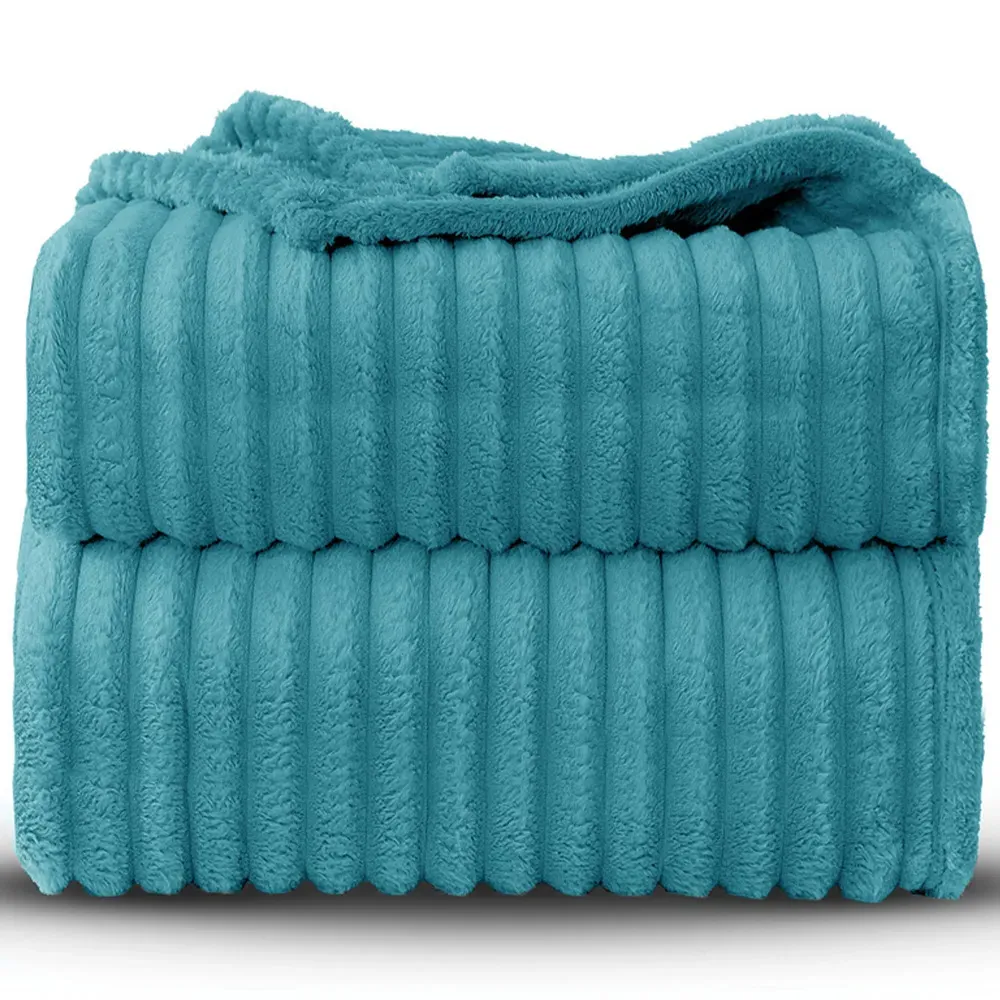 BellissimaTeal Plush Throw - Teal