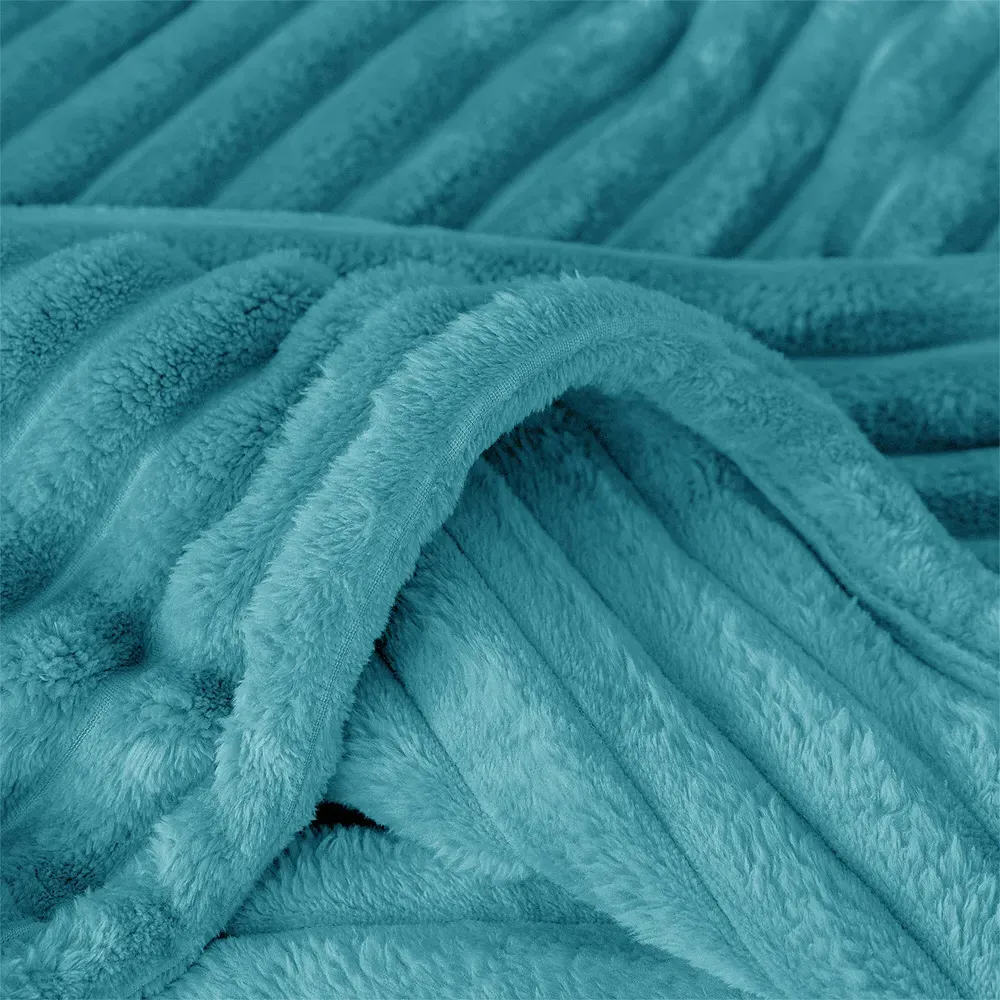 BellissimaTeal Plush Throw - Teal
