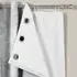 Blackout Eyelet Curtain Lining - White