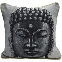 Buddha Tapestry Filled Cushion 2 Pack
