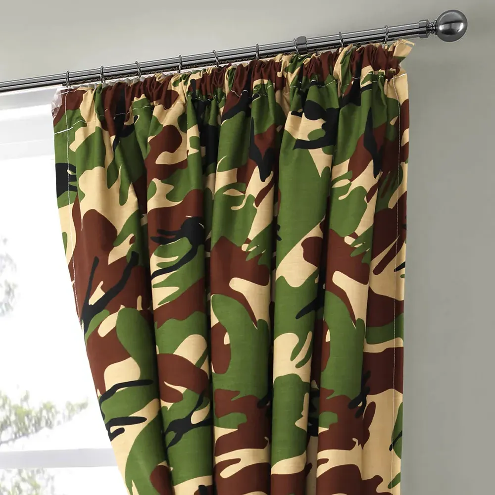 Camouflage Curtain - Green