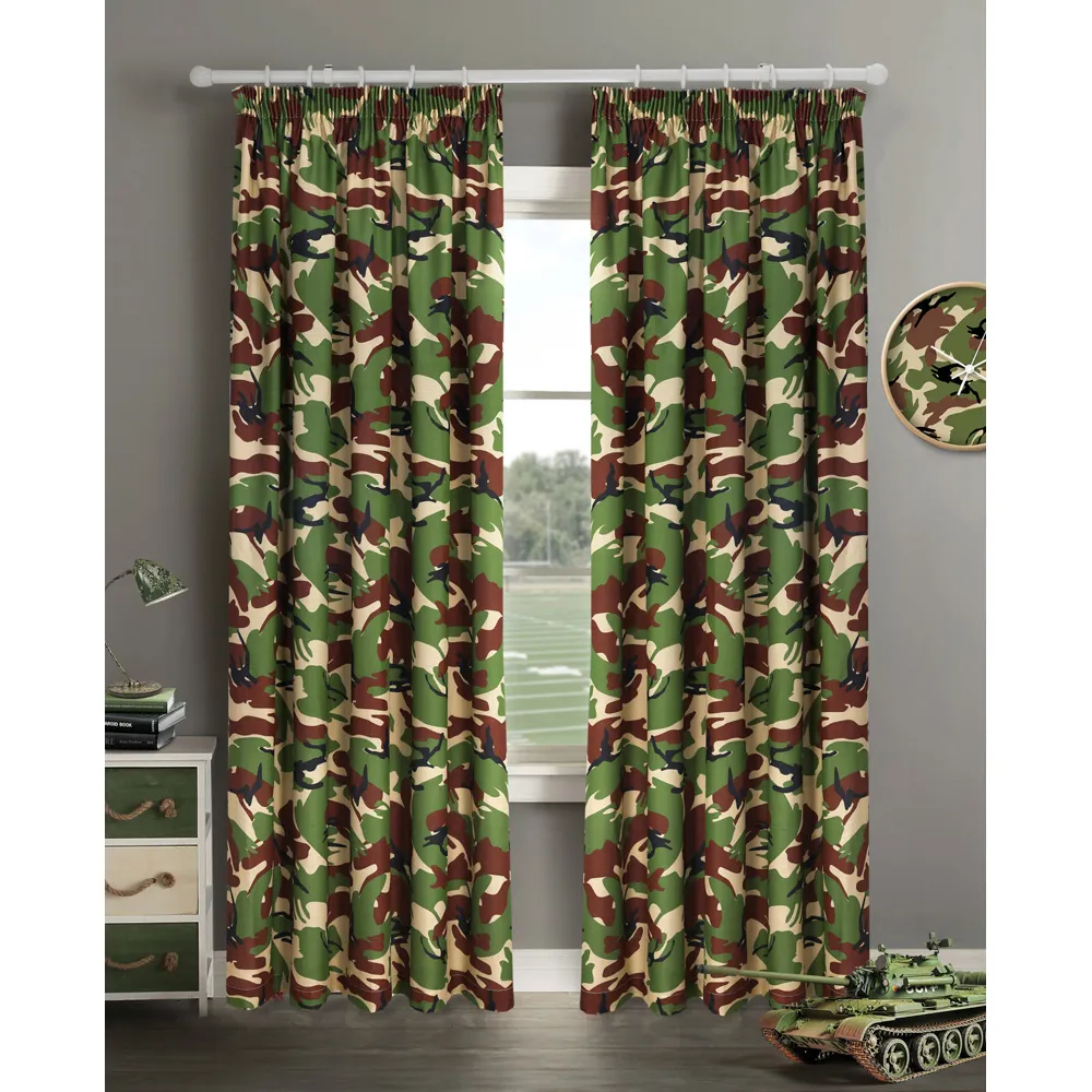 Camouflage Curtain - Green
