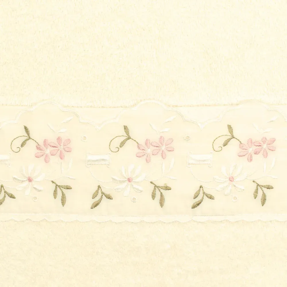 Charlotte Bath Towel Set of 2 - Cream, Cotton